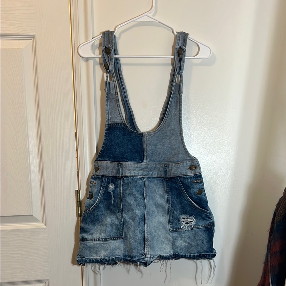 Free People Denim Mini Dress